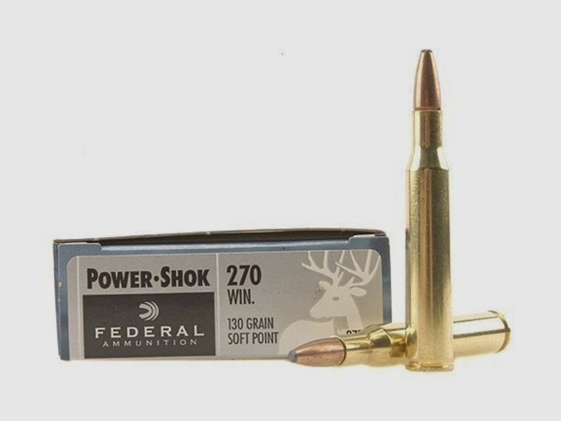 Federal Power-Shok .270 Win. 130GR JSP 20 Patronen