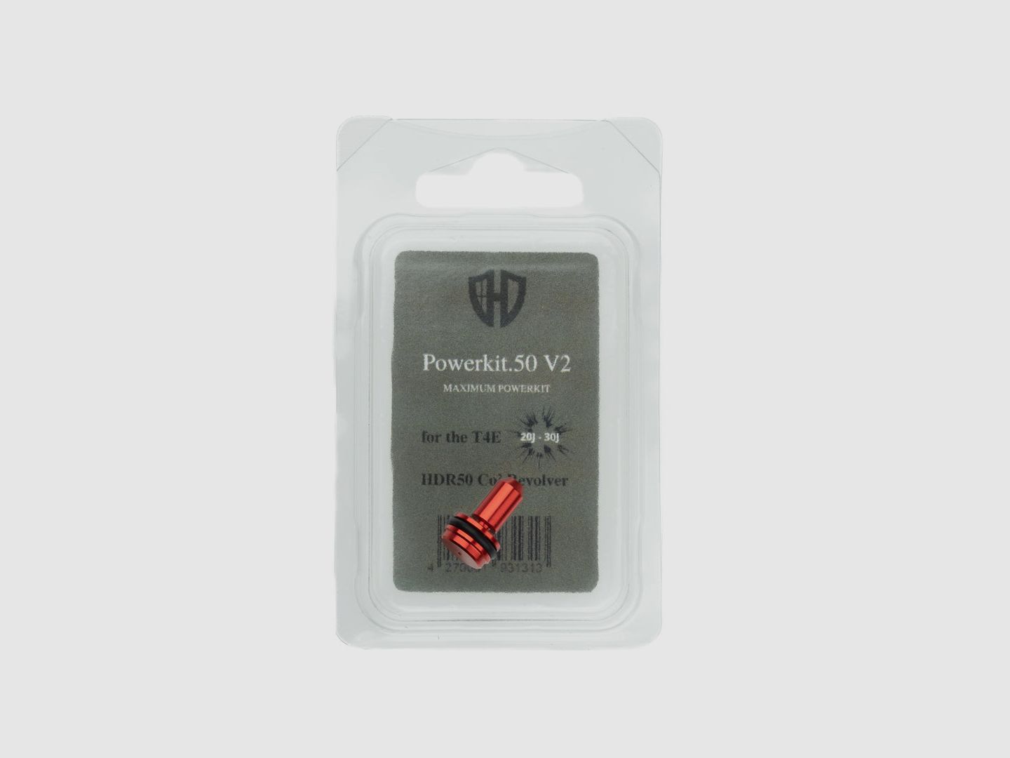 Powerkit.50 V2 voor HDR50 + GEN.2 | Exportventiel | RODE ANODISEREN | Maximale kracht 7,5j versie 20-30J