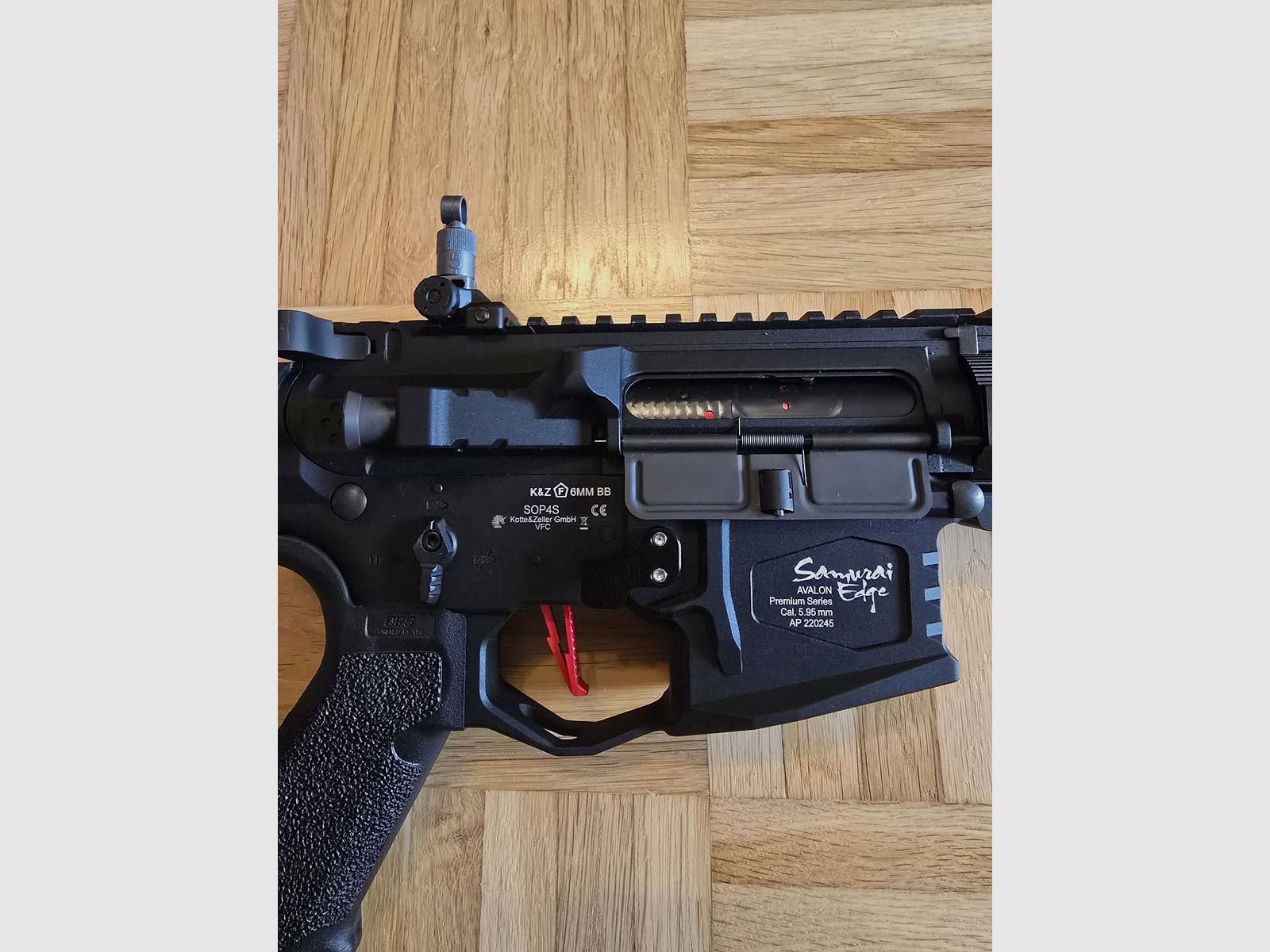 VFC Avalon Samurai Edge CQB Full Metal Gate Aster System S-AEG 6mm BB nero