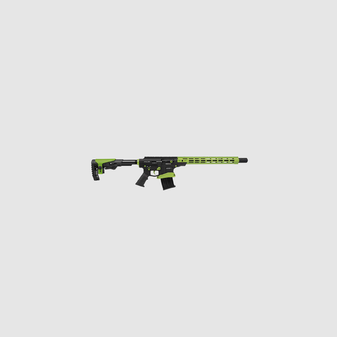 DERYA – MK12 AS 107 TP ,fucile semiautomatico a presa di gas, calibro 12/76, costruito su piattaforma AR15 creato per il tiro sportivo e non solo.
