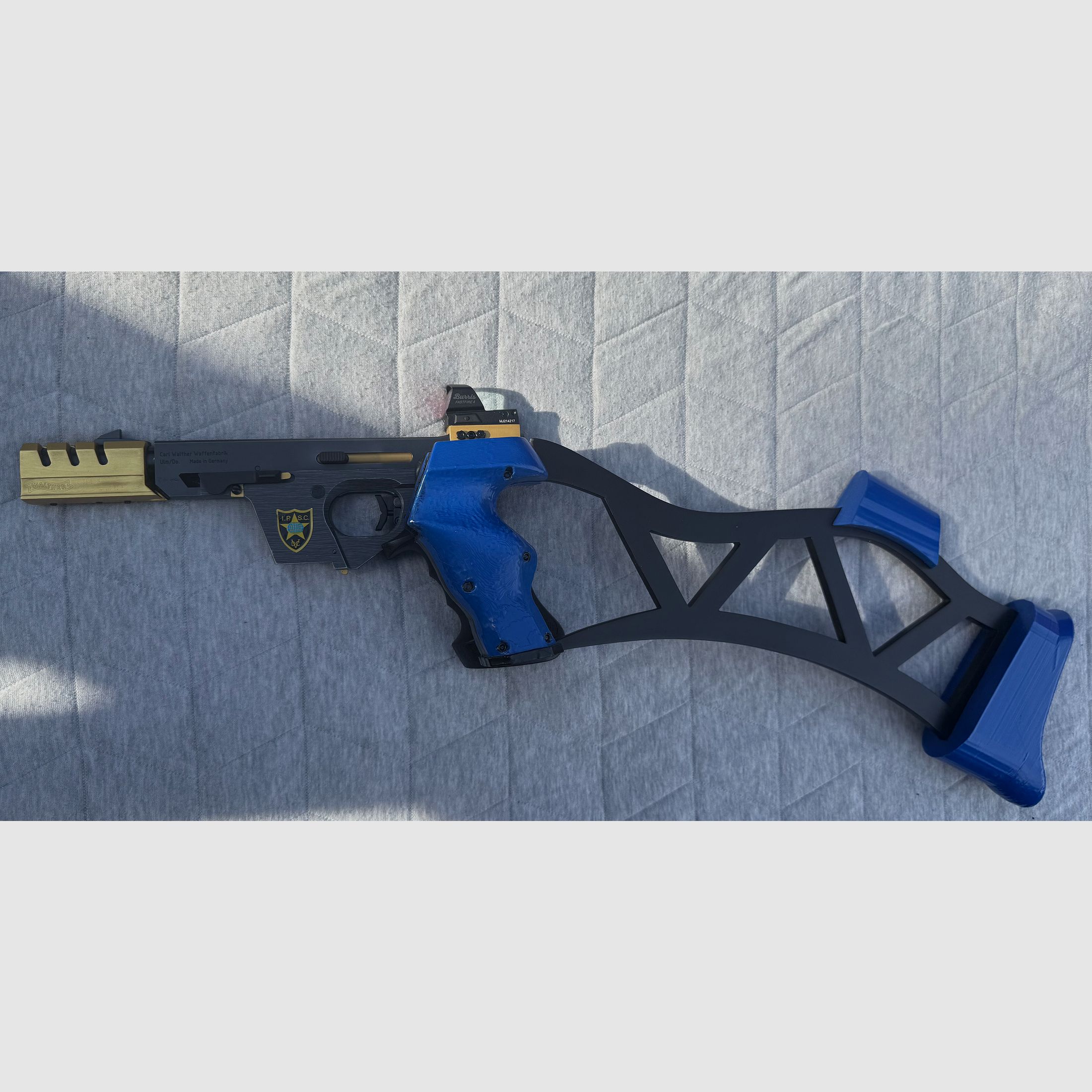 Walther GSP Expert .22lr very good condition, a lot of accessories Unique appearance with stock