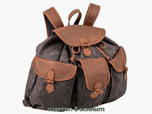 AKAH Rucksack Loden de Luxe Grau / Elchleder 30l