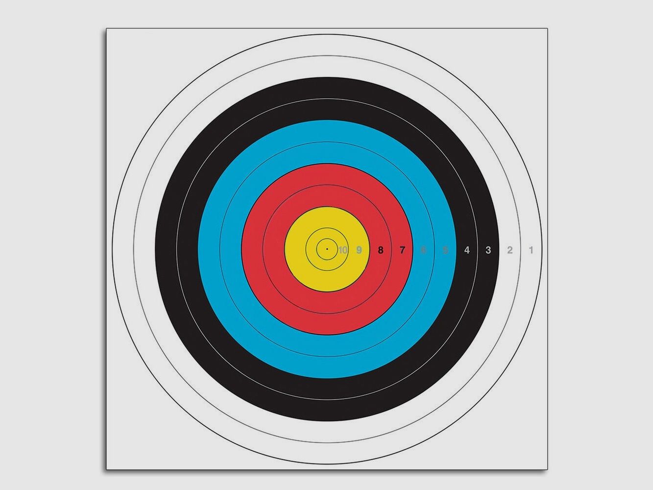Man Kung FITA supporto per bersagli 80 cm / carta