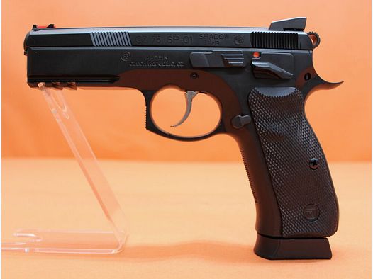 CZUB	 Ha.Pistole 9mmLuger CZUB CZ 75 SP-01 SHADOW 116mm Lauf/Fiber-Leuchtkorn/3 Magazine (9mmPara/9x19)