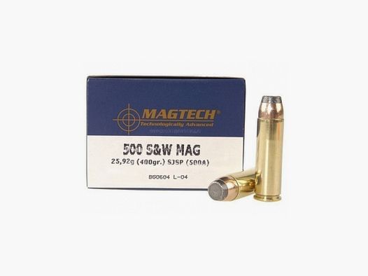 MAGTECH 500 S&W 400 GRS SJSP 20STK