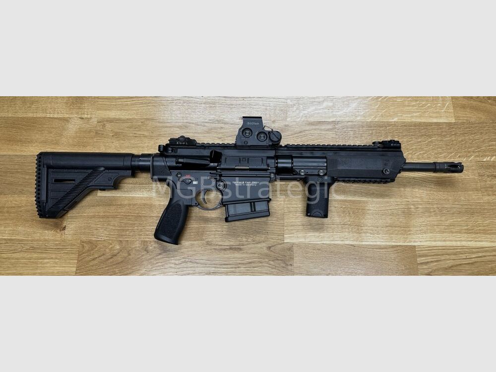 sportlich zugelassen! mit 13" / 33 cm Lauf - Heckler & Koch MR308 A3 halbautom. Büchse .308 Win. - H&K MR 308 A3 - zivile Version des H&K 417 / H&K G27k