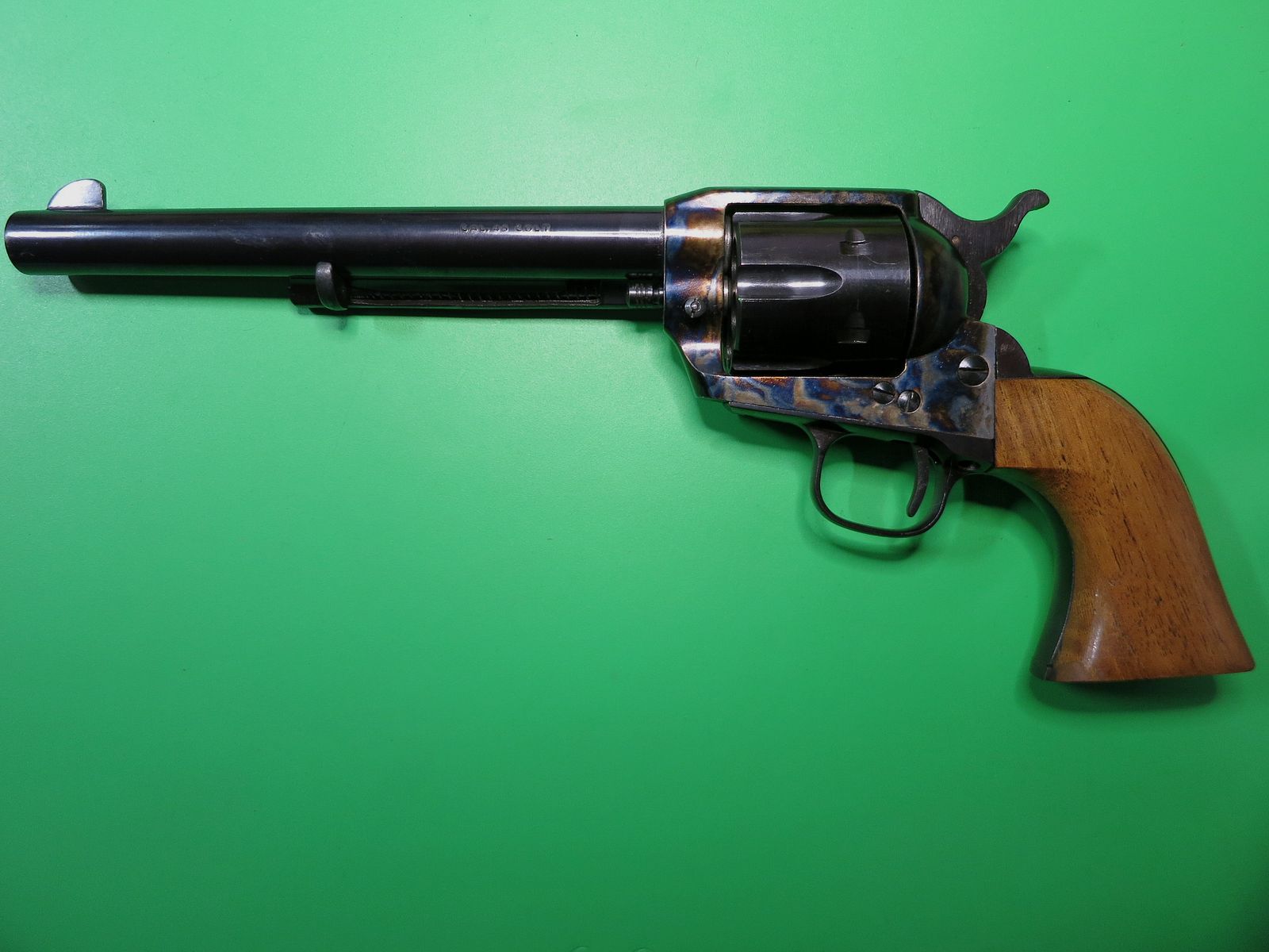 Western revolver, Armi Jäger (Dakota) Italy Frontier Buntline, caliber .45 Colt, replica: Colt M1873 #74