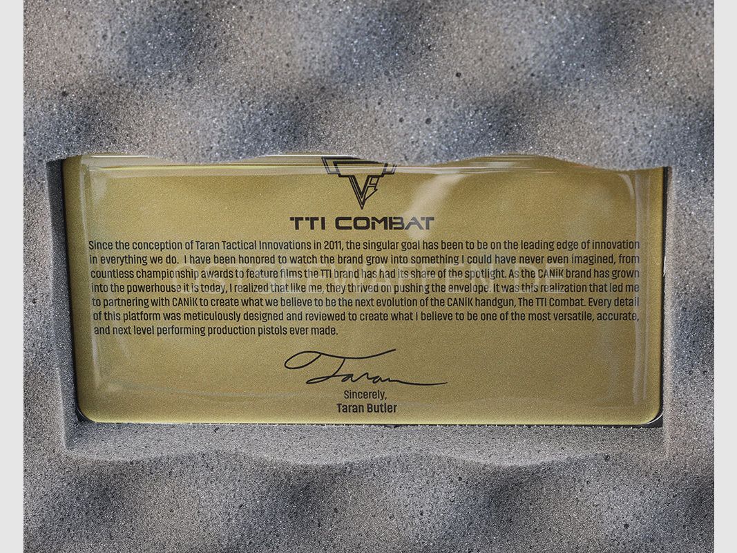 CANIK TP9 TTI Combat Cal. 9mm Luger