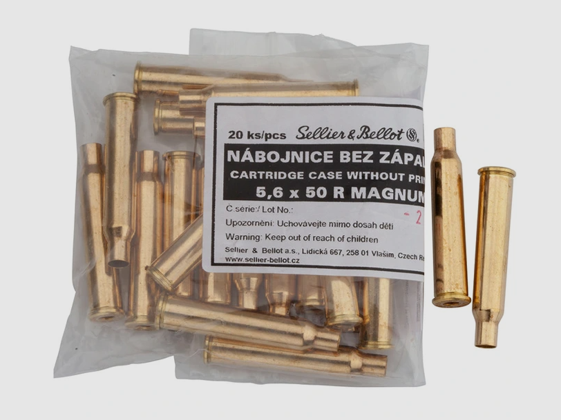 Sellier & Bellot Hulzen 5,6x50 R Magnum 20 stuks