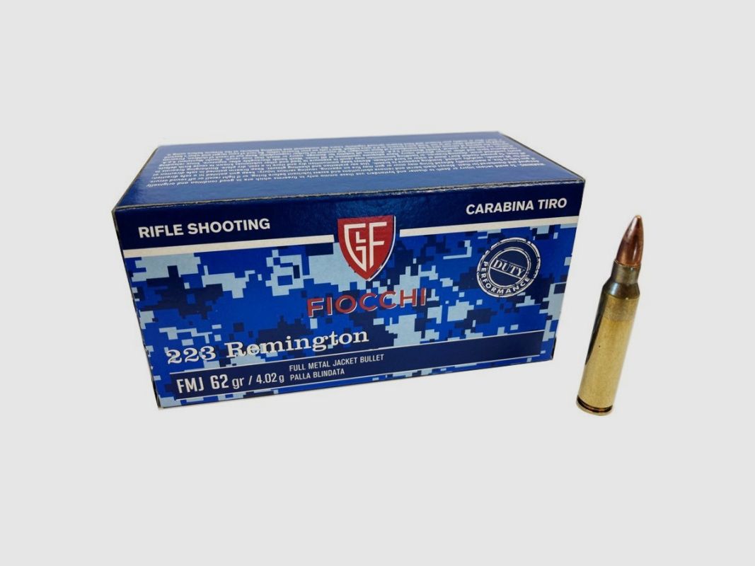 FIOCCHI PATRONEN 223 REM 62 GR