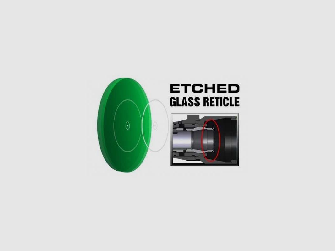 Optiek LEAPERS UTG UTG Tactical 1-8x28 Circle-Dot reticle gegraveerd op glas, afbeelding 5 van 10