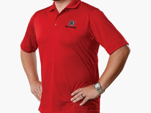 Hornady HORNADY POLOSHIRT ROT/SCHWARZ "H" GR. L