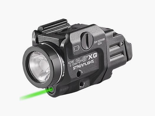 Streamlight TLR-8 X – Lampe d'arme avec laser vert et lumière blanche