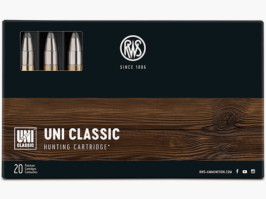 RWS 9,3x62 Uni Classic 293gr. - 20 Stk