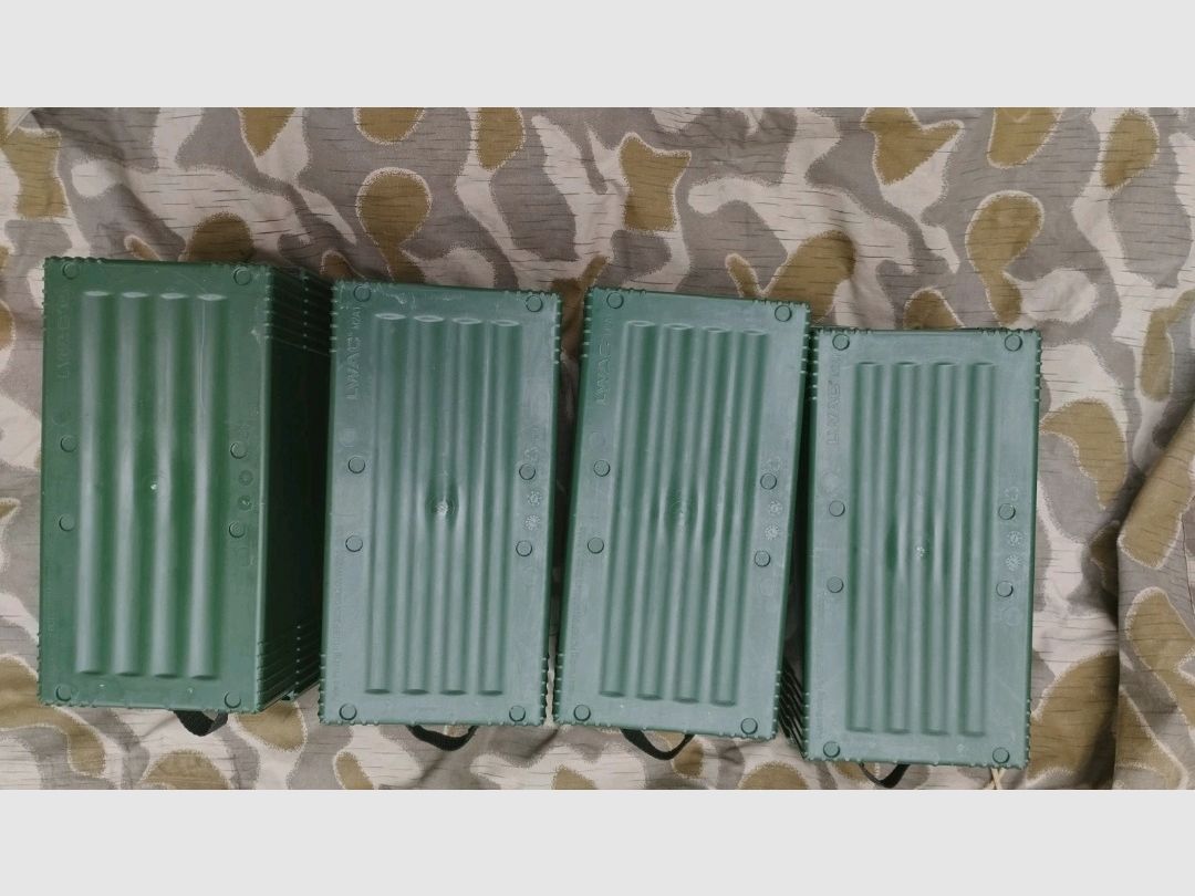 Original Bundeswehr Munitionskiste M2A1 Kunststoff Ammo Box  neuModell Konvolut 
