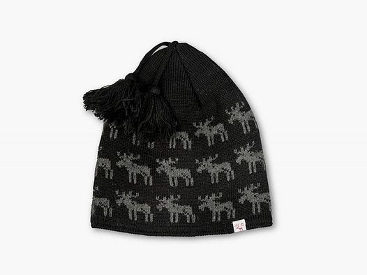 Chapeau en Fleece Animal Noir