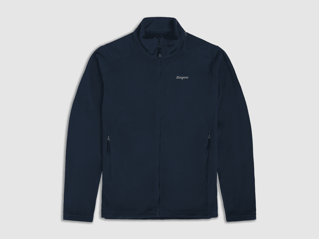 Chaqueta de forro polar Bergans Finnsnes para hombres azul marino L