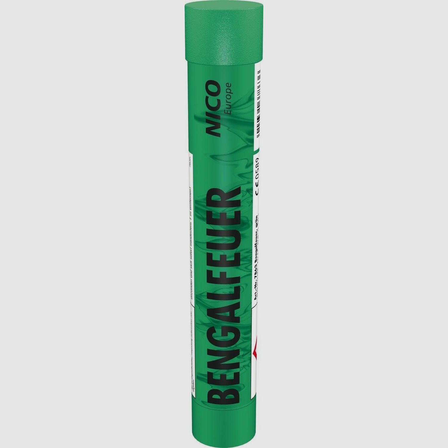Feu bengali vert 40 sec.