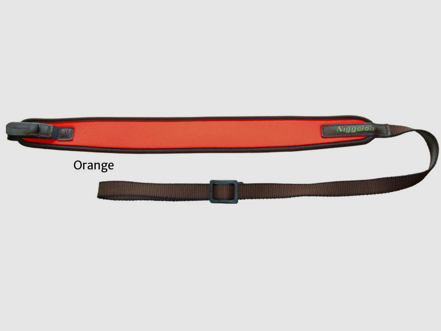 Bretelle de carabine en néoprène orange QR Niggeloh 0211 00009, image 2 sur 2