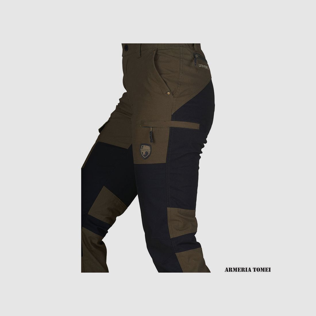 UNIVERS -WOMEN- ELASTICATED LEGEND PANTS GREEN/BLACK, image 5 of 6