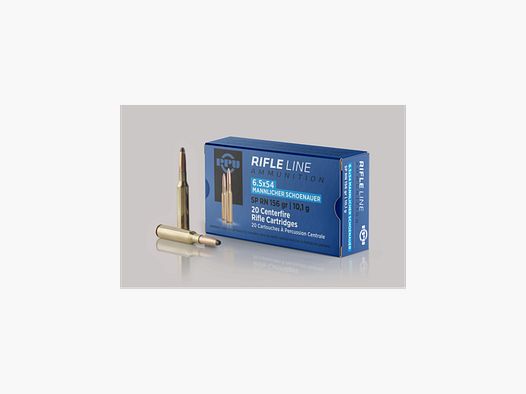 PPU 6.5X54 MANNLICHER SCHOENAUER 156 GRS / 10.1 G SP RN 20 PCS