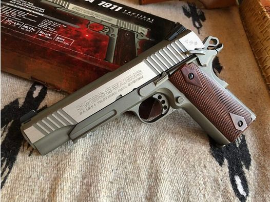 Swiss Arms P1911 CO2 Blowback pełny metal B klasa