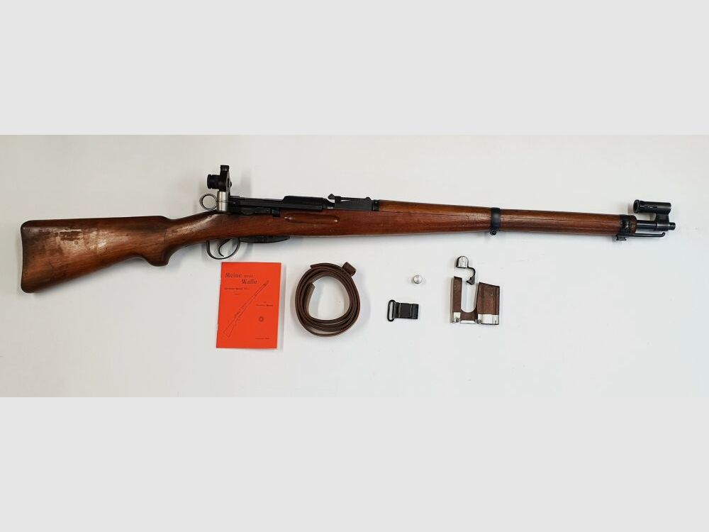 Fabryka broni Bern karabina powtarzalna Fabryka broni Bern Szwajcarski K31 Kaliber 7,5x55 szwajcarski całkowicie zgodny z numerami + diopter