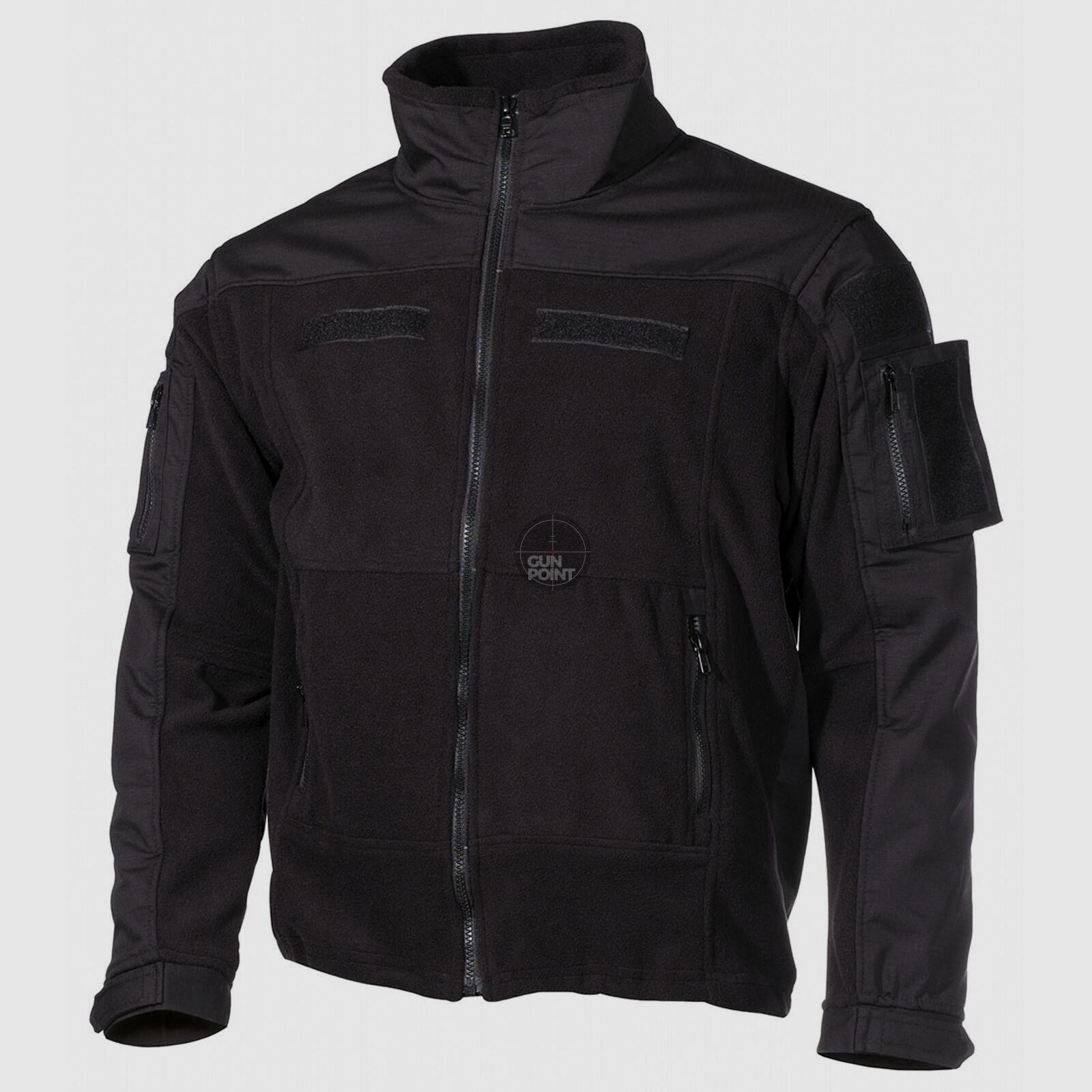 Fleece-Jacke, Combat",schwarz - Gre: XXL"