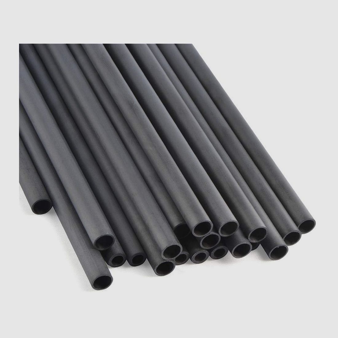 SHARROW - 24 Stück Carbon Pfeilschaft - 30 Zoll - Spine 300 - aus reinem Kohlefaser - ID 6.2mm - Pfeilschäfte für hausgemachte Pfeile