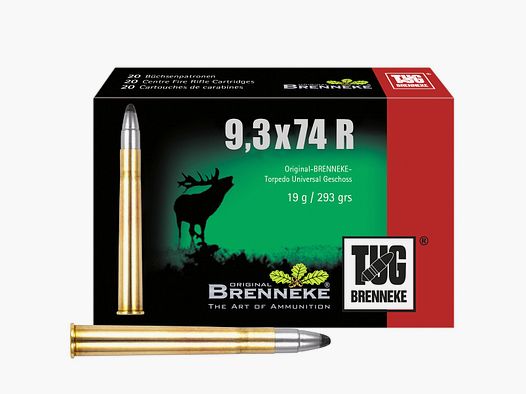 Brenneke 9,3×74 R TUG 12,5g/293grs. – 20 szt.