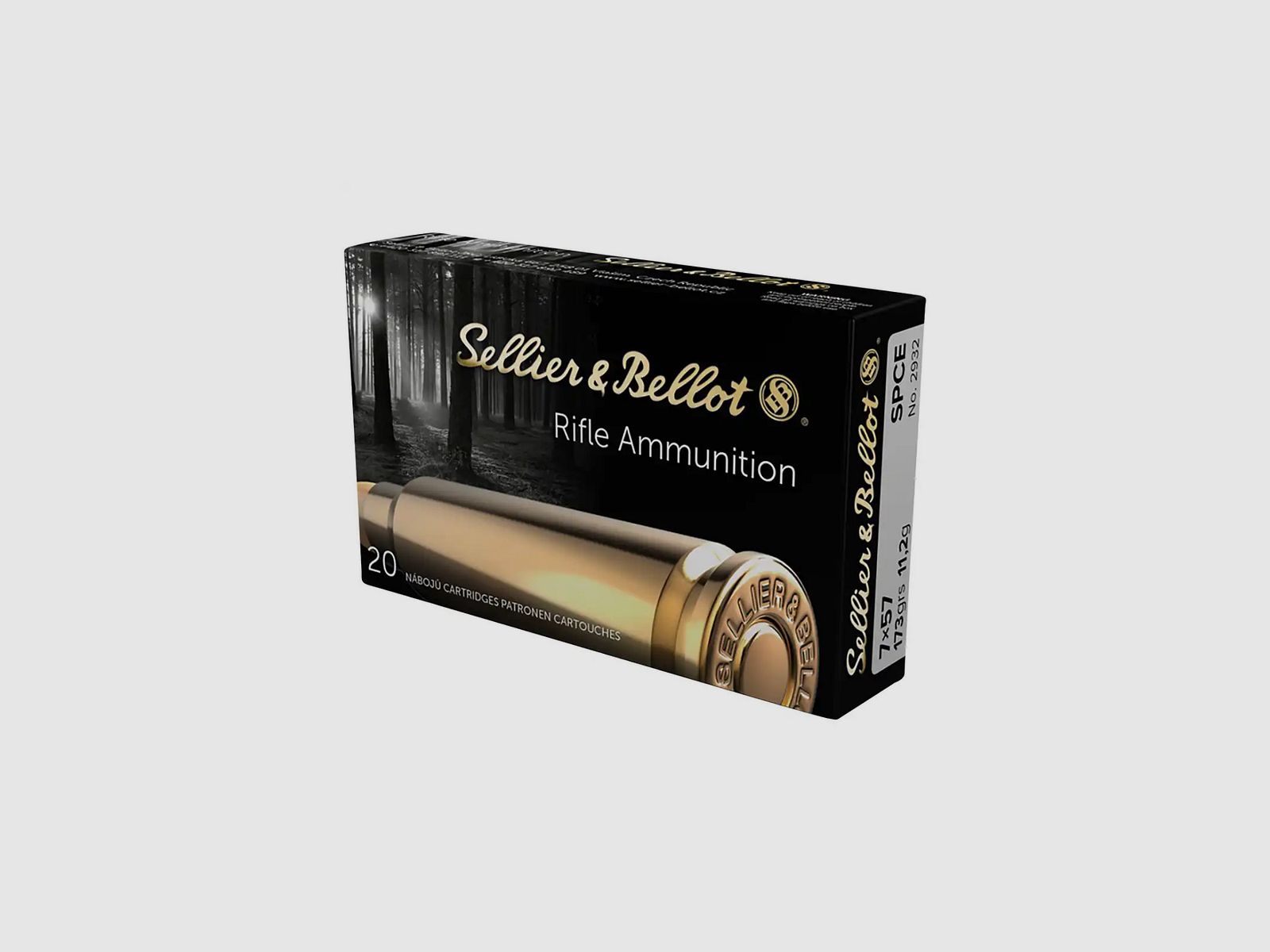 S&B Sellier & Bellot 7×57 TM SPCE 11.2g 173gr