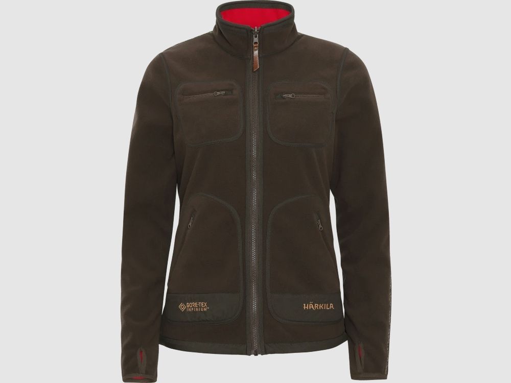 Härkila Kamko Fleecejacke Dames Bruin/Rood XXL