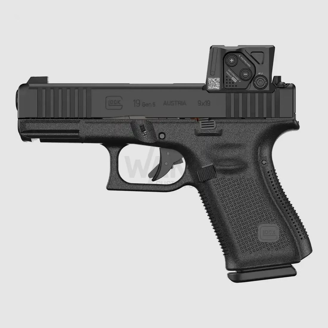 Glock Pistole 19 Gen5 MOS/FS A-CUT™ Combo