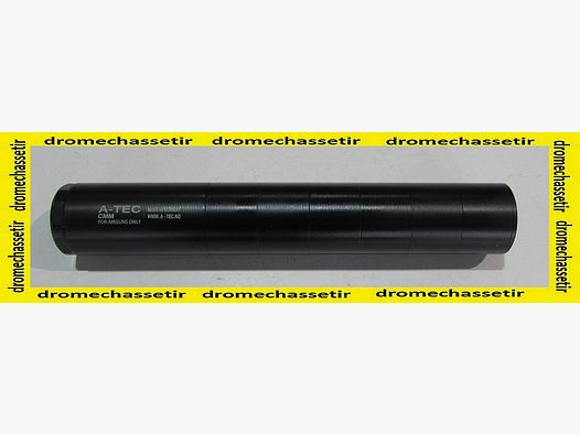 suppressor A-TEC CMM6, thread 1/2×28 US, made of aluminum, removable, black