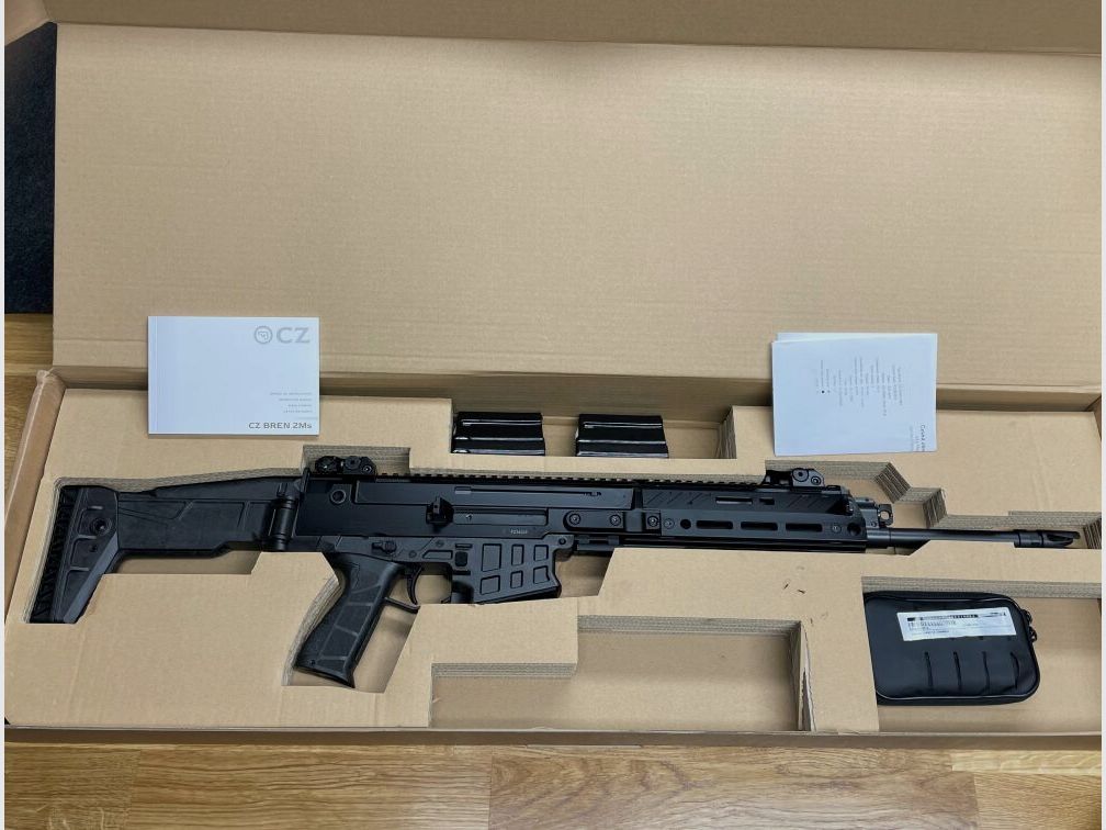 CZ Bren 2 Ms - halbautom. Büchse .223Rem Czeska Zrojowka Selbstladebüchse BREN 2 Ms - sportlich zugelassen! nimmt Magazine Typ AR15 auf!