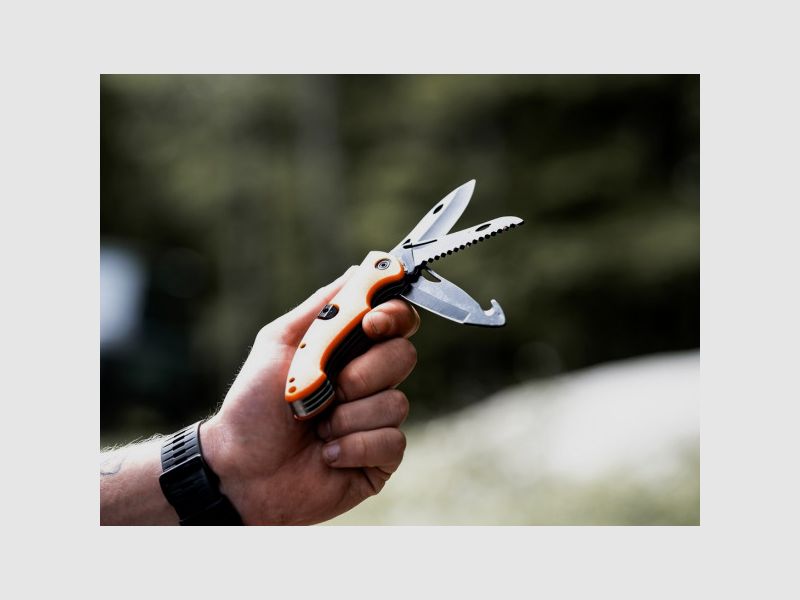 PUMA XP Trifecta 3-Klingen Schliessmesser, orange