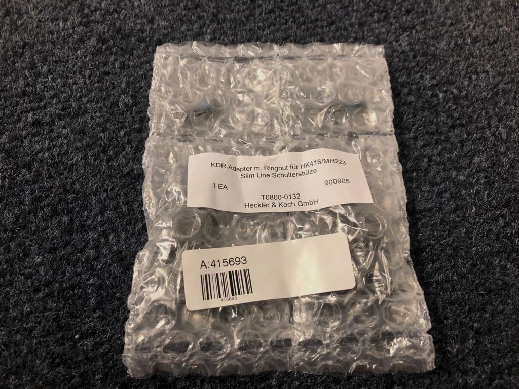 HK FlushCup QD Adapter für Hkey SlimLine Schulterstütze - NEU - Heckler & Koch Mr223 Mr308 Sp5 HK243 G95k Riemen