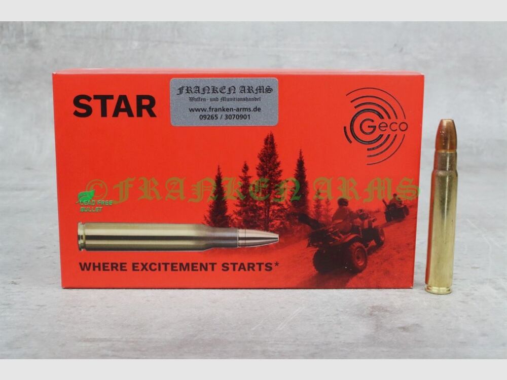 Geco Star 9,3x62 250gr. 16,2g 20 Stück Staffelpreise