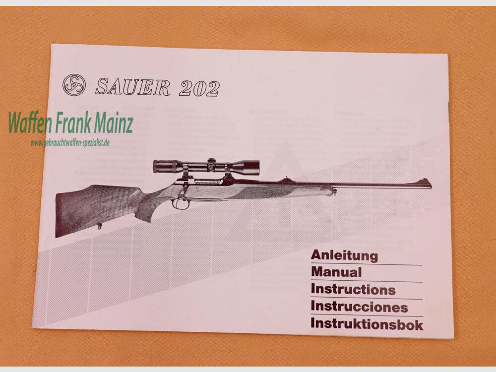 Sauer u. Sohn/Eckernförde Bedienungsanleitung Mod. 202