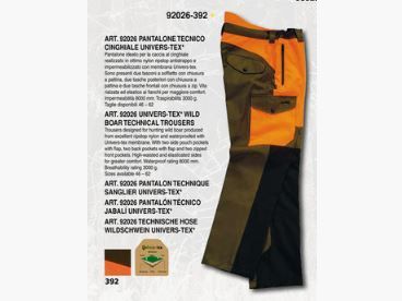 UNIVERS PANTALONE VERDE CON BANDA ARANCIONE TAGLIA 48-50-52-54