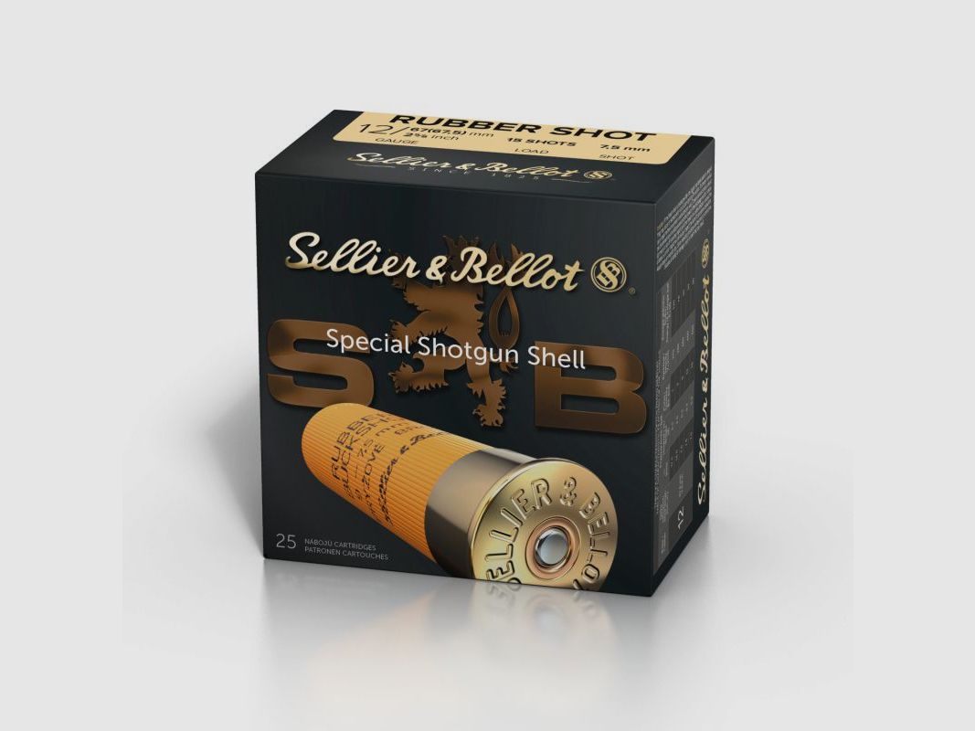 S&B Rubber Shots 12/67,5 7,5mm 15 Kugeln, Bild 4 von 4