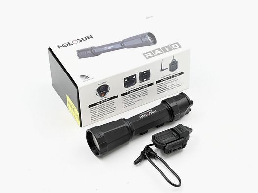 Lampe Holosun RAID, für Langwaffen, 1’000 Lumen, 80’000 Candela