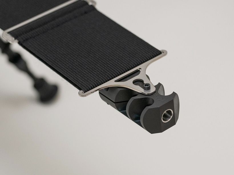 Universal Flimmerband 60mm Klett in Schwarz