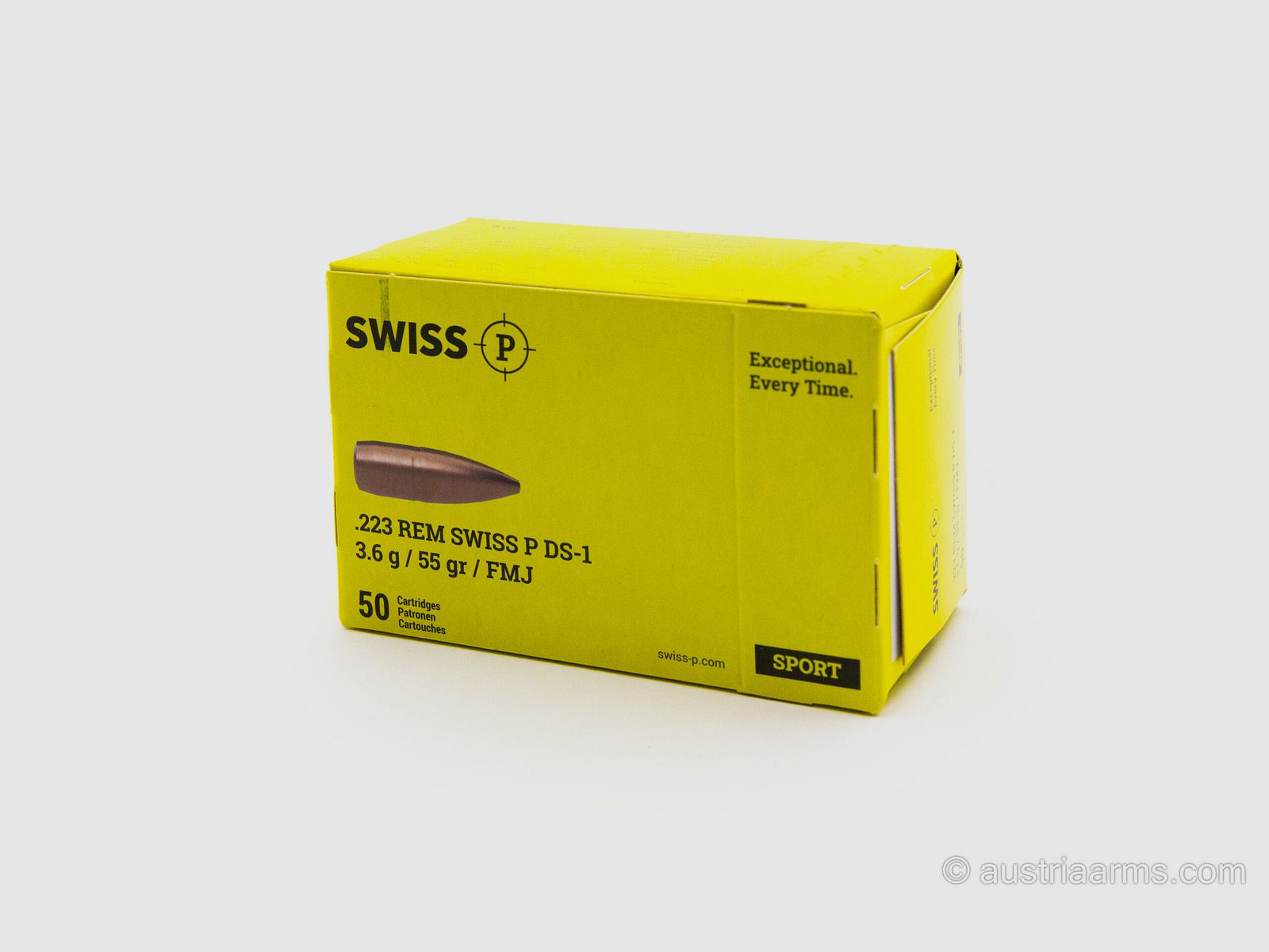 Ruag SWISS P .223 Rem. DS-1 FMJ
