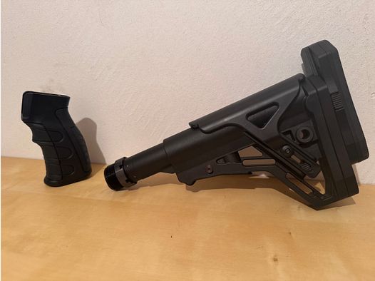 BufferTube Haenel LR one mit Hinterschaft und Pistolengriff AR10 / AR15