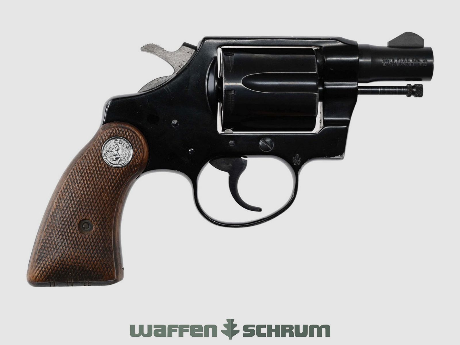 Colt Agent .38 Special, skórzany holster Radar, oryginalne pudełko LL: 2 cale