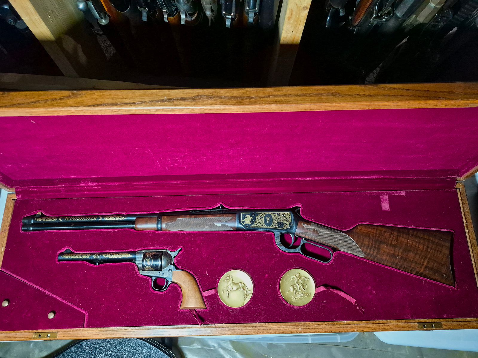 Winchester / Colt Commemorative Rifle/Revolver Set. 