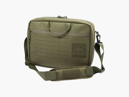 GLOCK Executive Gear Bag – Olive – CORDURA® 700D – 40×28×10 cm – 360° rembourré – MOLLE/Velcro