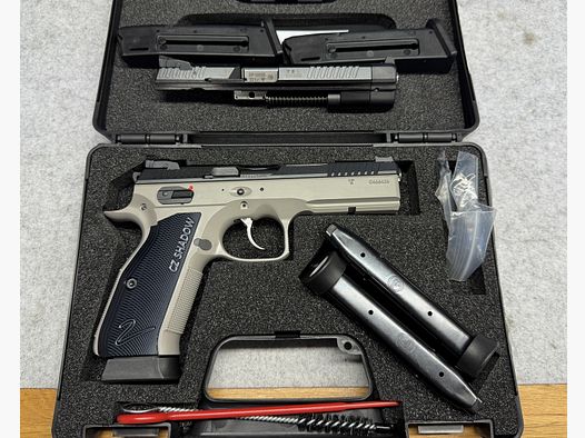 CZ Shadow II Urban Grey Kaliber 9mm Luger inkl. Kadet Wechselsystem Kaliber .22lr * Komplett Set *