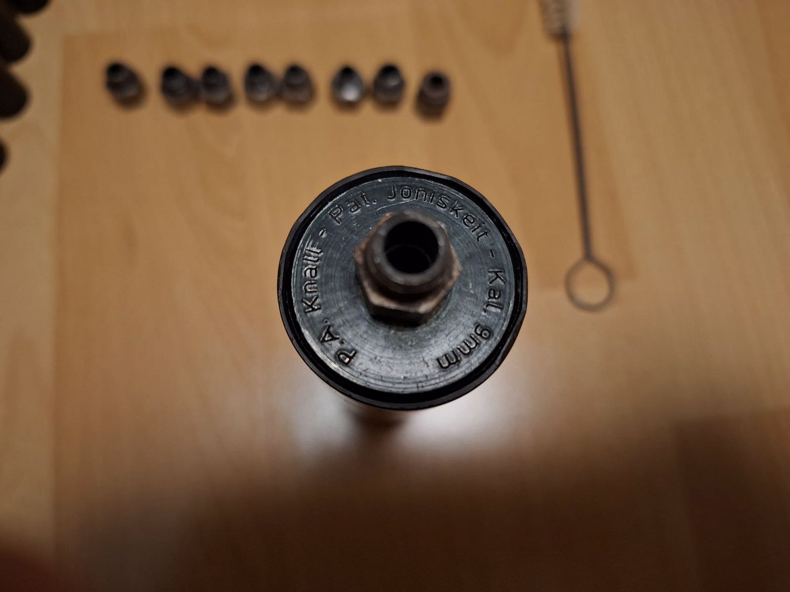 Röhm Sicherheitskompensator/Schalldämpfer Set mit Adaptern und Abschussbechern